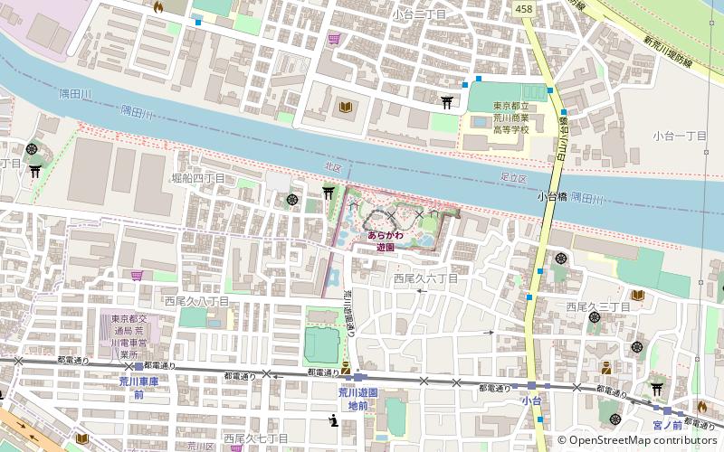 arakawa yuen tokyo location map