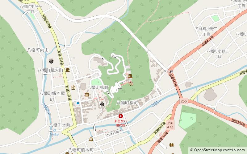 Burg Gujō-Hachiman location map