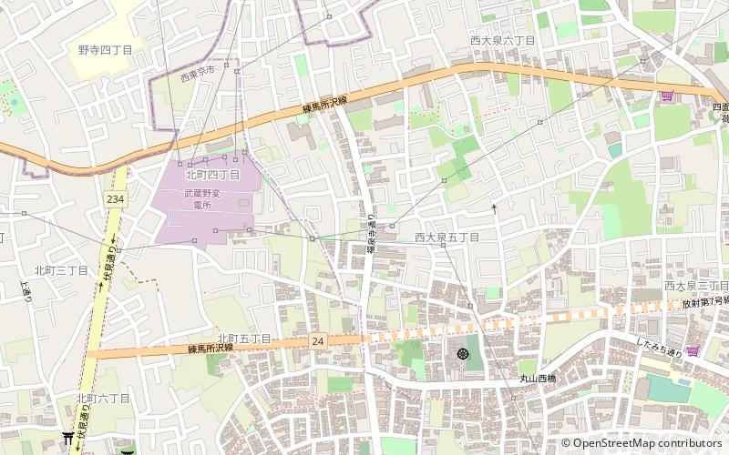 Nishiōizumi location map