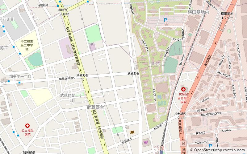 nishitama district hamura location map