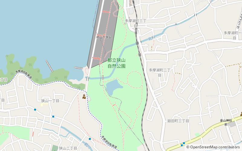 Sayama Prefectural Natural Park location map