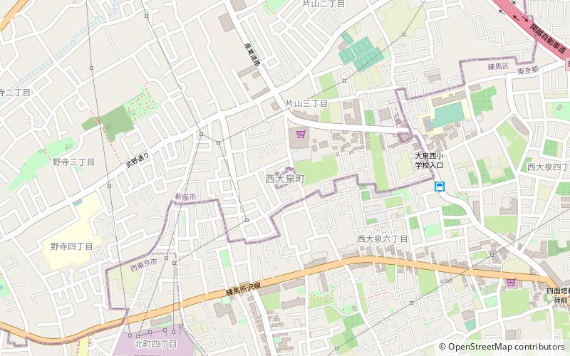 nishioizumimachi nishitokyo location map