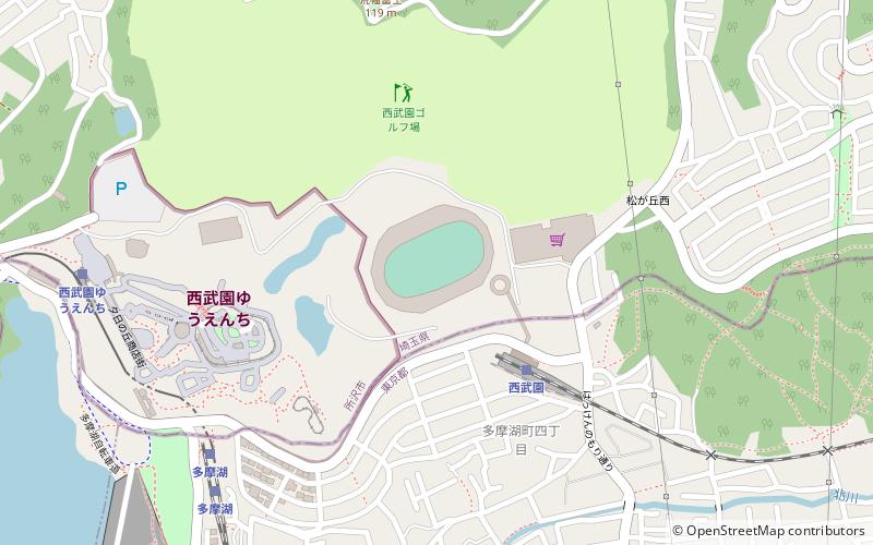 Seibu-en Velodrome location map
