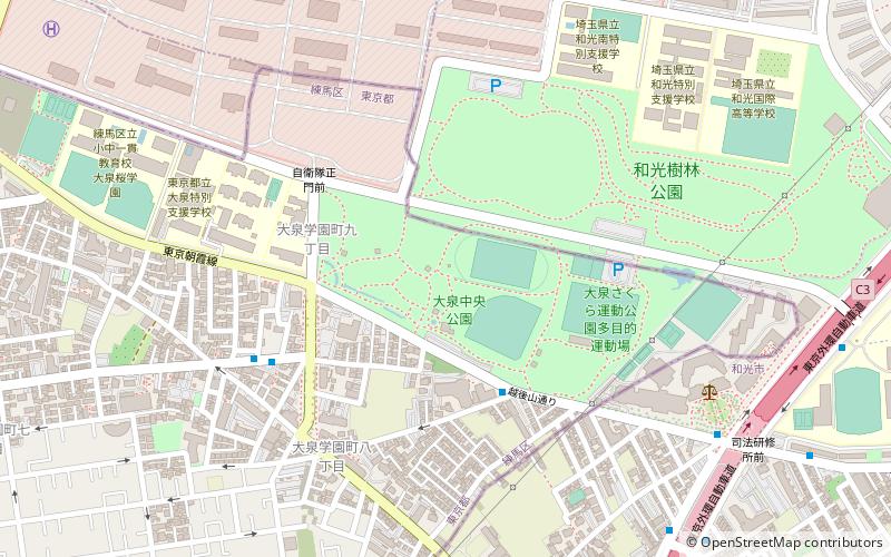Ōizumi-Chūō Park location map