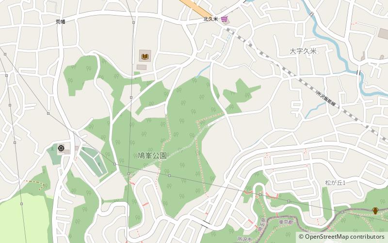 Hatogamine Hachiman Shrine location map
