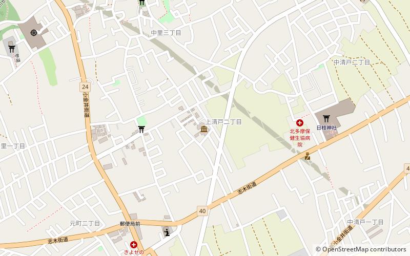 Kiyose City Folk Museum location map