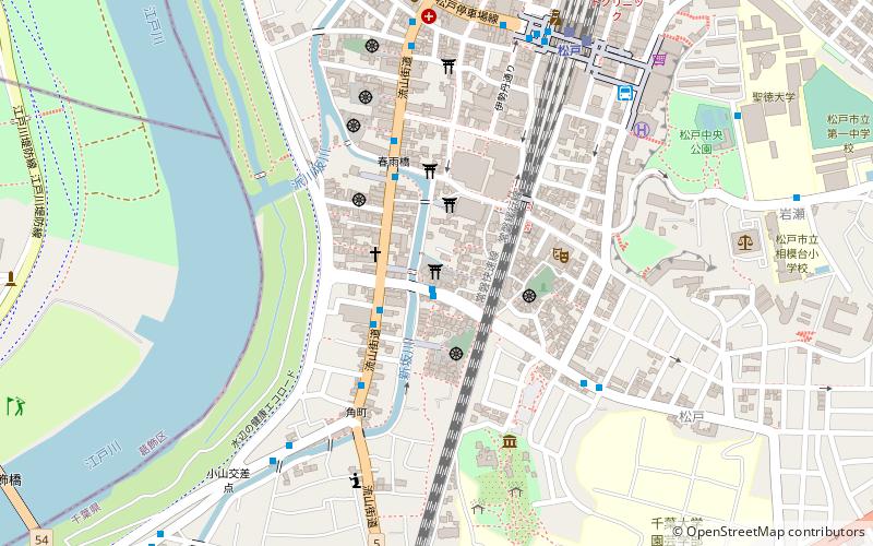 Matsudo Shrine location map