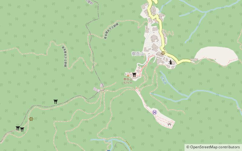 Mount Mitake location map