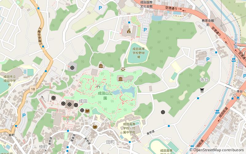 narita calligraphy museum location map