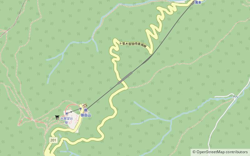 mitake tozan tetsudo okutama location map