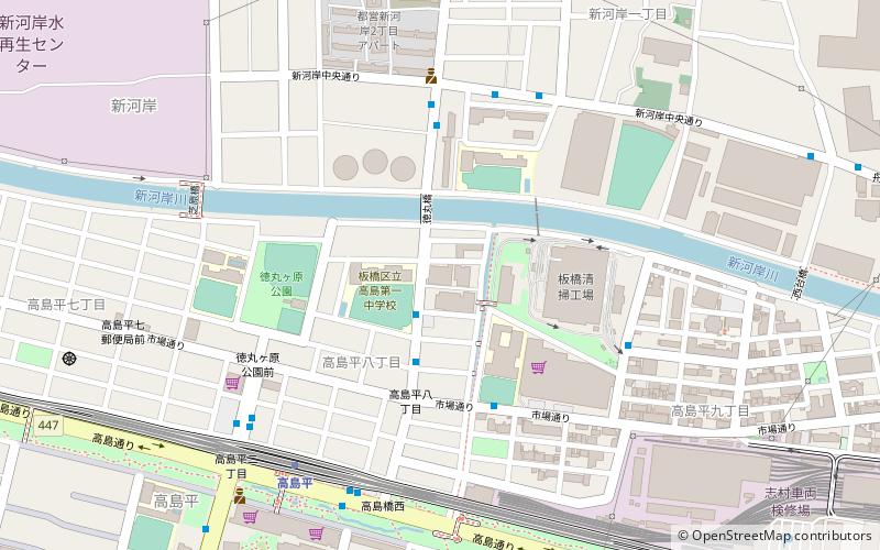 Jardín de plantas tropicales de Itabashi location map