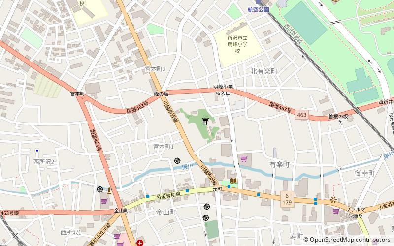 Tokorosawa shinmei-sha location map