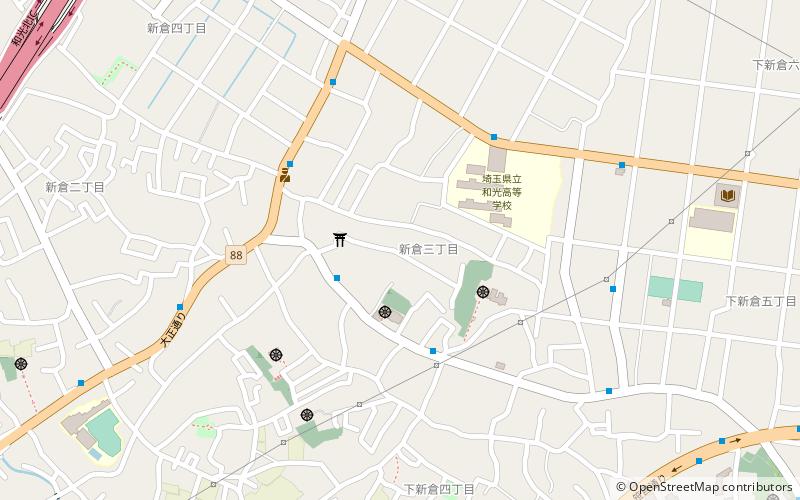 Gobōyama Site location map