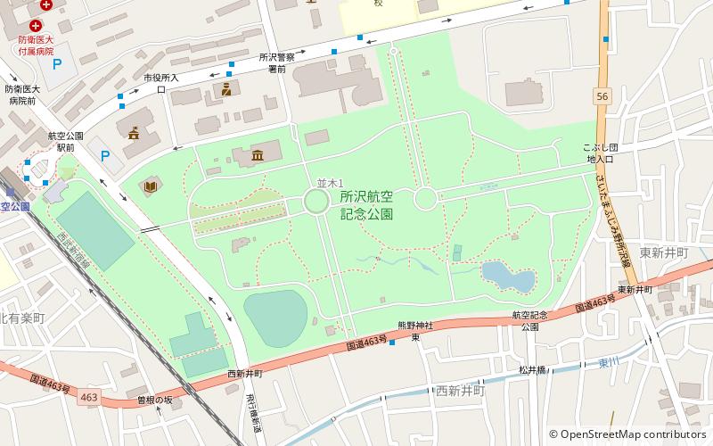 Tokorozawa Aviation Memorial Park location map