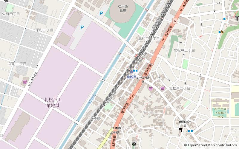 Kita-Matsudo Station location map