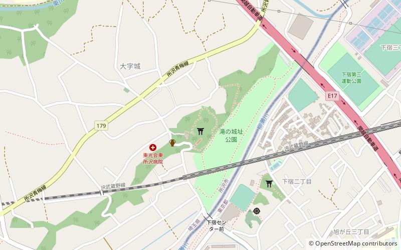 Taki-no Castle location map