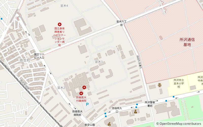 National Defense Medical College location map