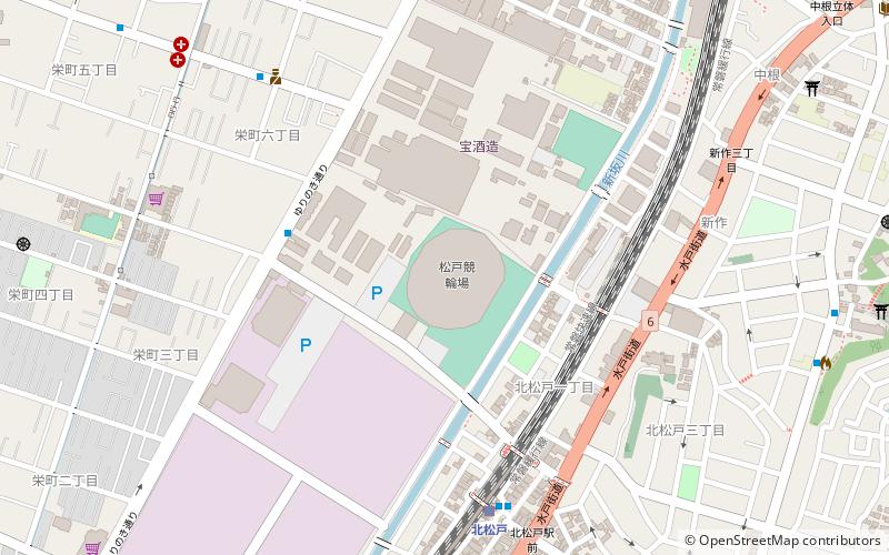 Matsudo Velodrome location map