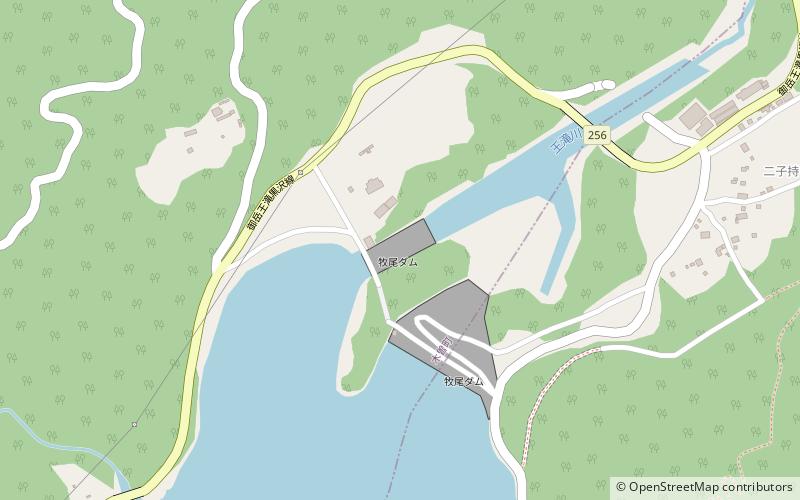 Makio Dam location map