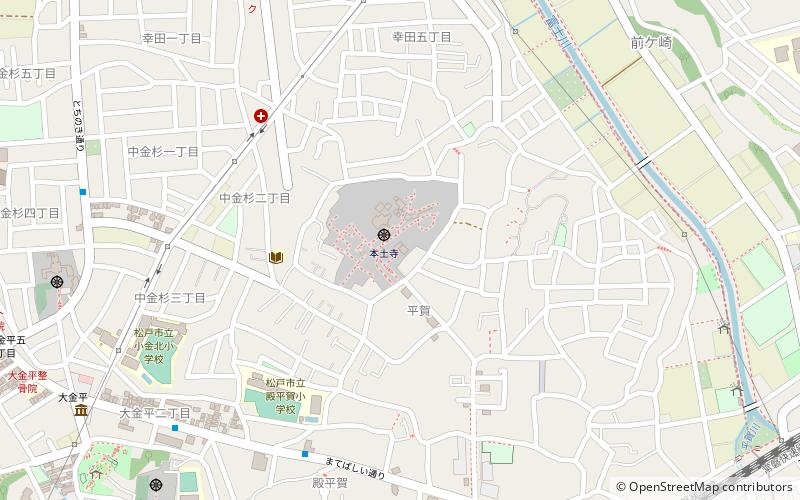hondoji temple matsudo location map