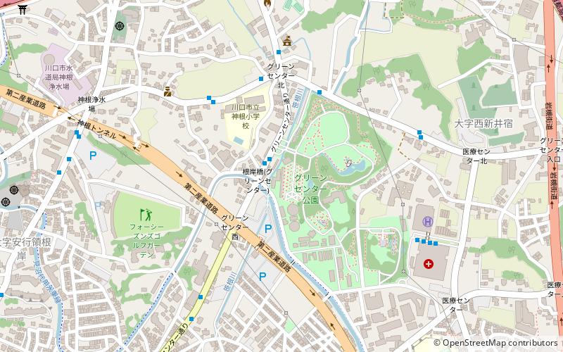 Kawaguchi Green Center location map