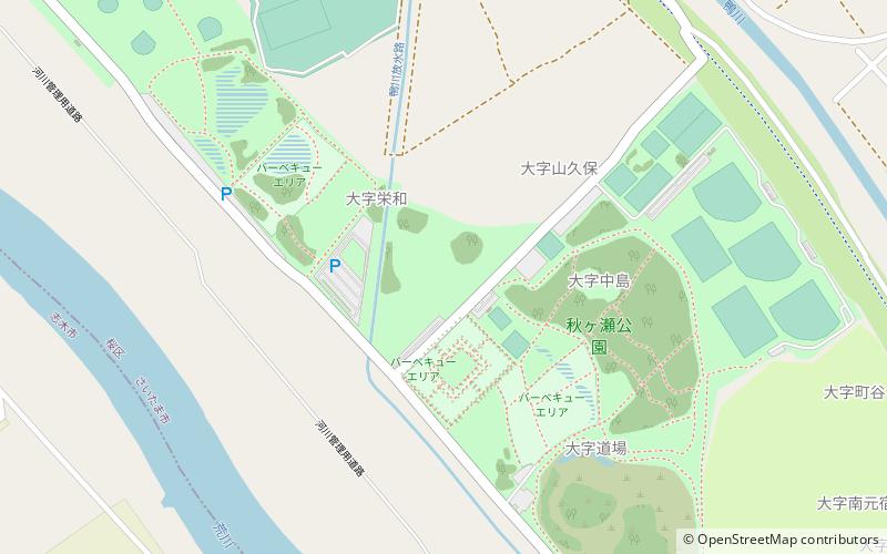 Akigase Park location map