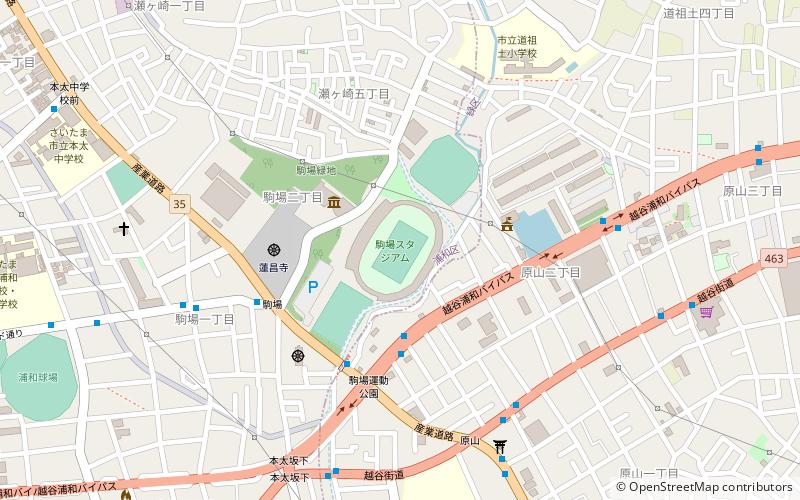 Urawa Komaba Stadium location map