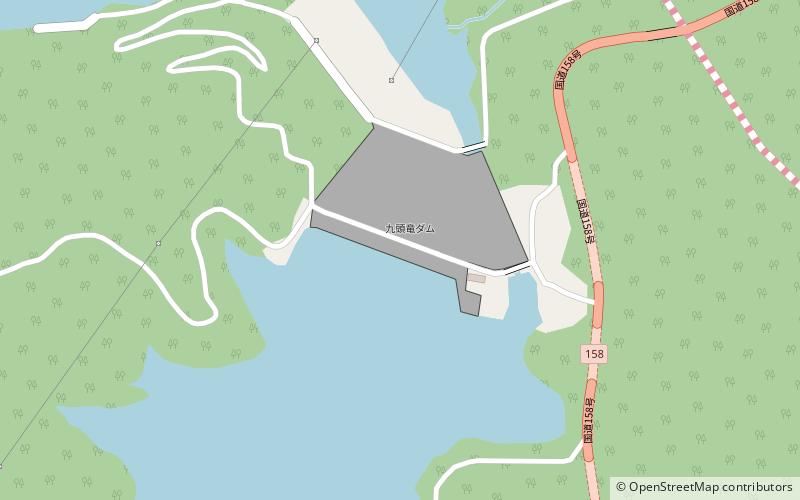 Kuzuryu Dam location map