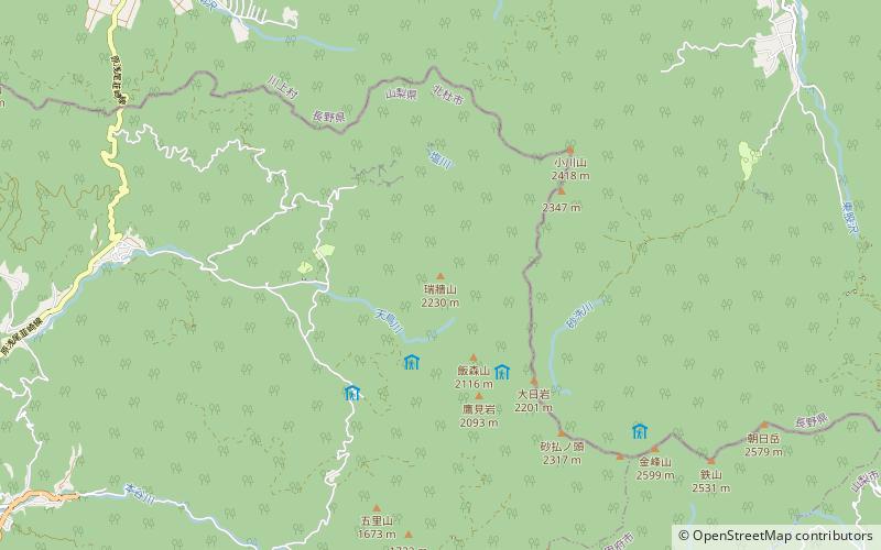 Mount Mizugaki location map