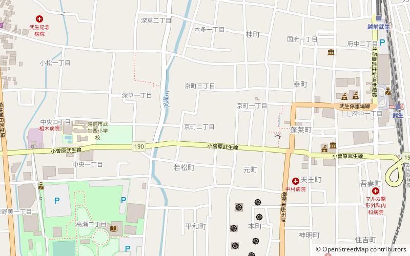 shinzenkoji castle echizen location map
