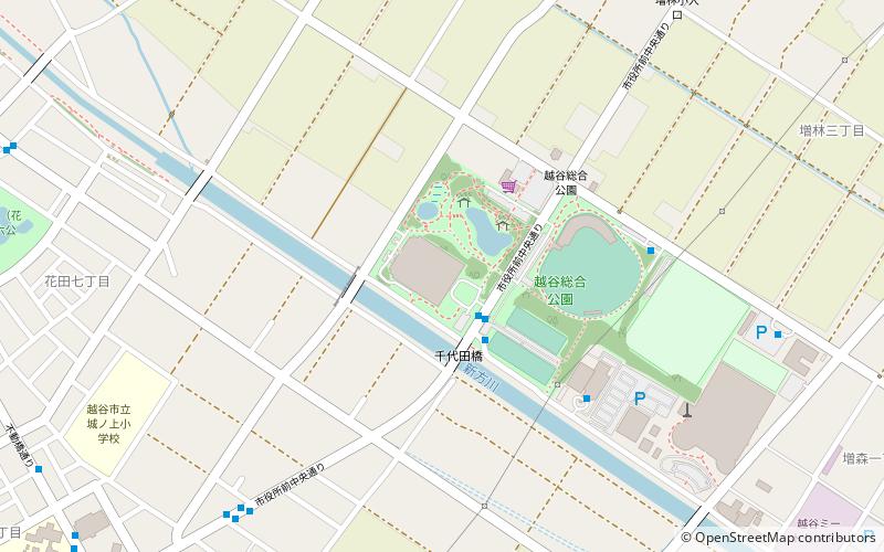 Koshigaya Municipal General Gymnasium location map