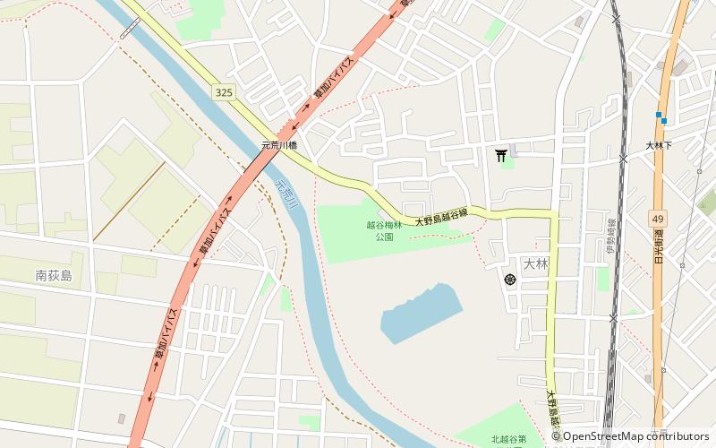 Yue gu mei lin gong yuan location map
