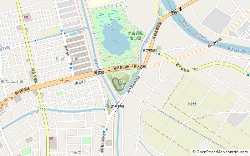 kyanberutaun ye niaono sen saitama location map