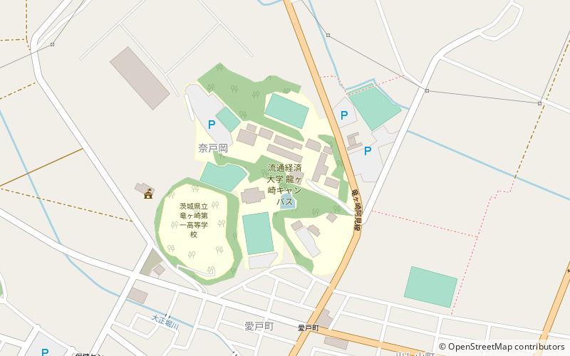 Ryūtsū-Keizai-Universität location map