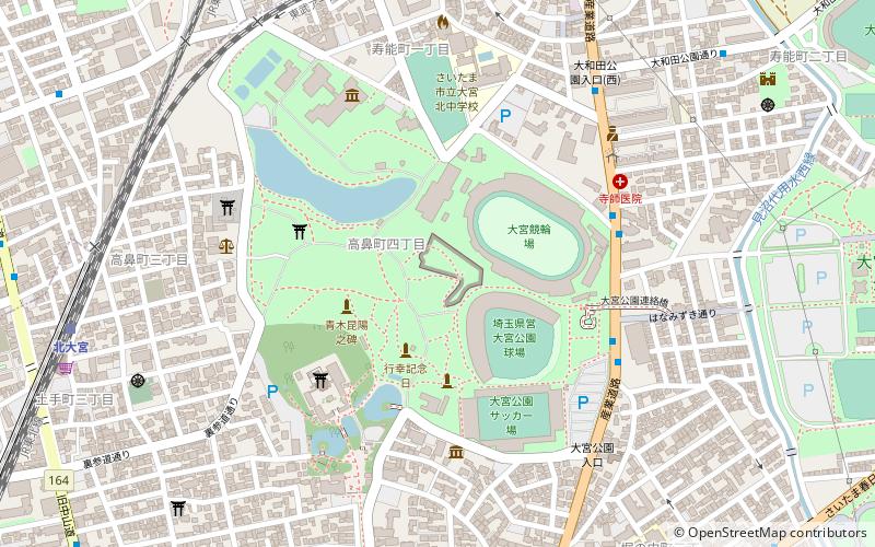 Omiya Park location map