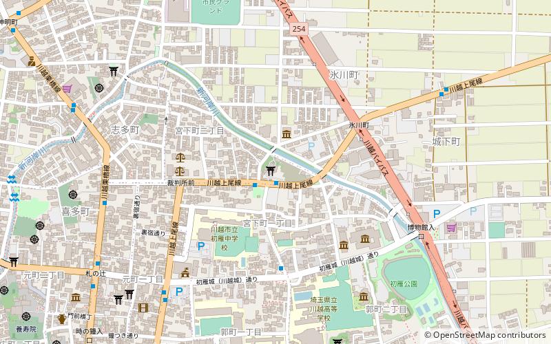 Sanctuaire Hikawa location map