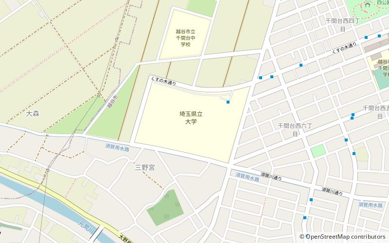 Saitama Prefectural University location map