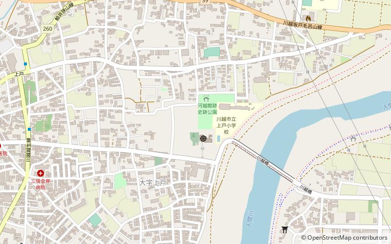 Kawagoekan location map