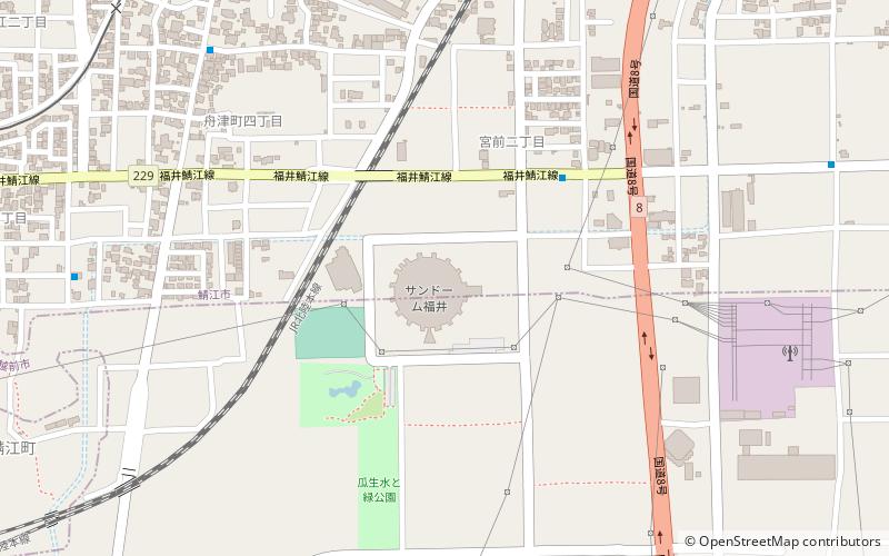 Sun Dome Fukui location map
