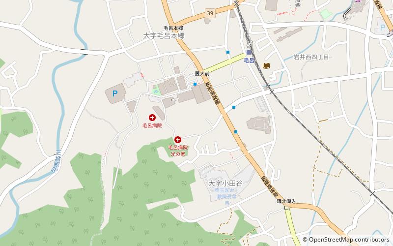 saitama medical university college moroyama location map