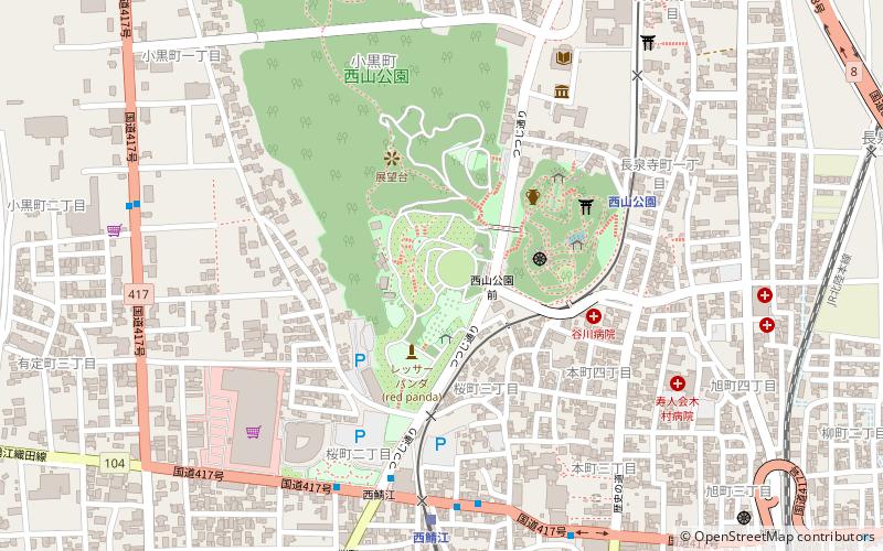 Nishiyama Park location map
