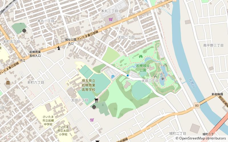 Iwatsuki Castle location map