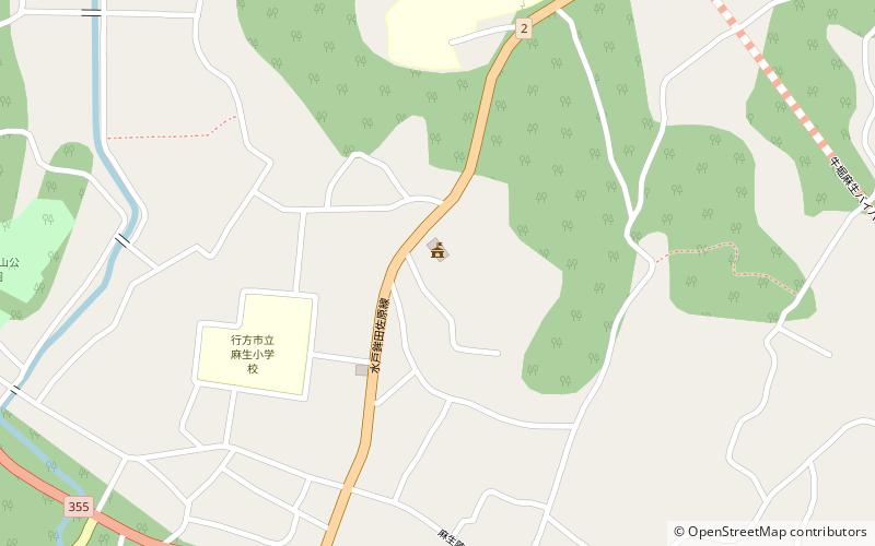 Asō location map
