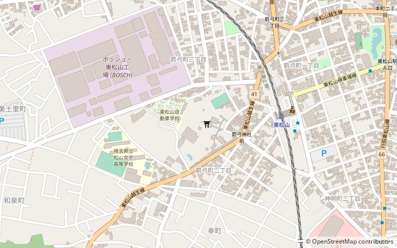 Yakyu Inari Shrine location map