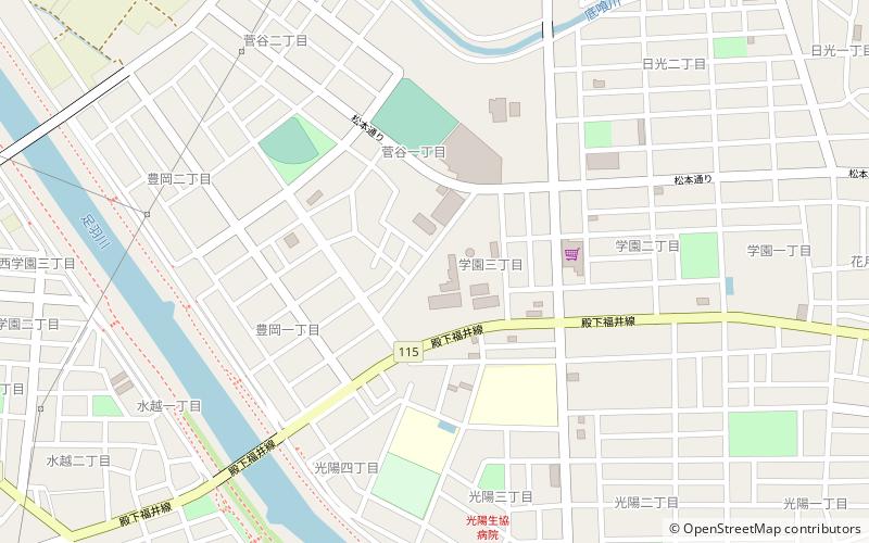 Fukui University of Technology location map