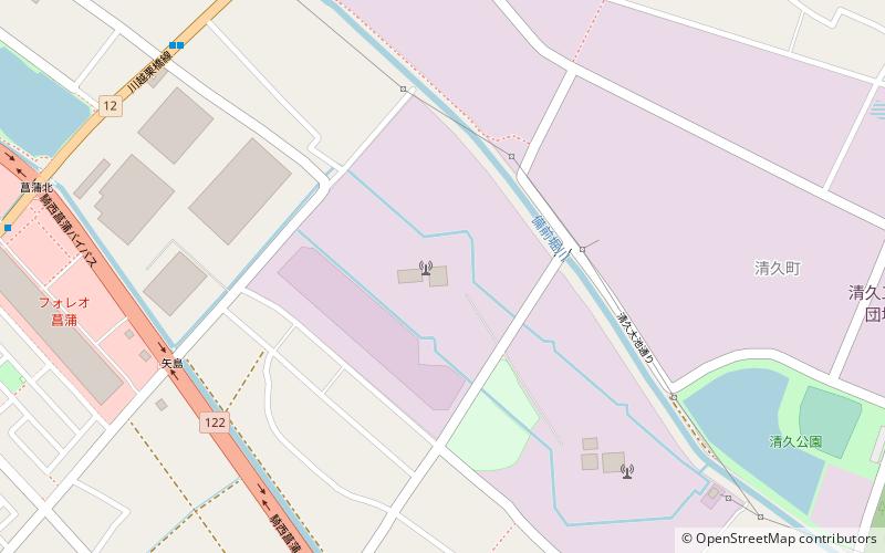 Shobu-Kuki transmitter location map