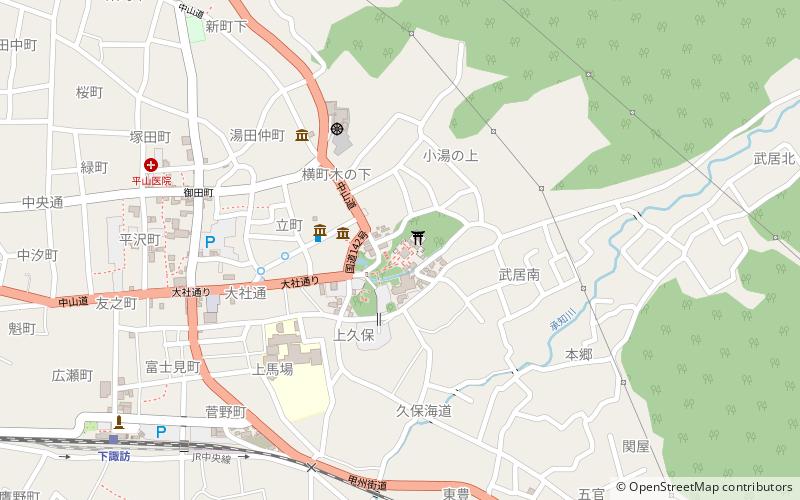 Suwa-Taisha location map