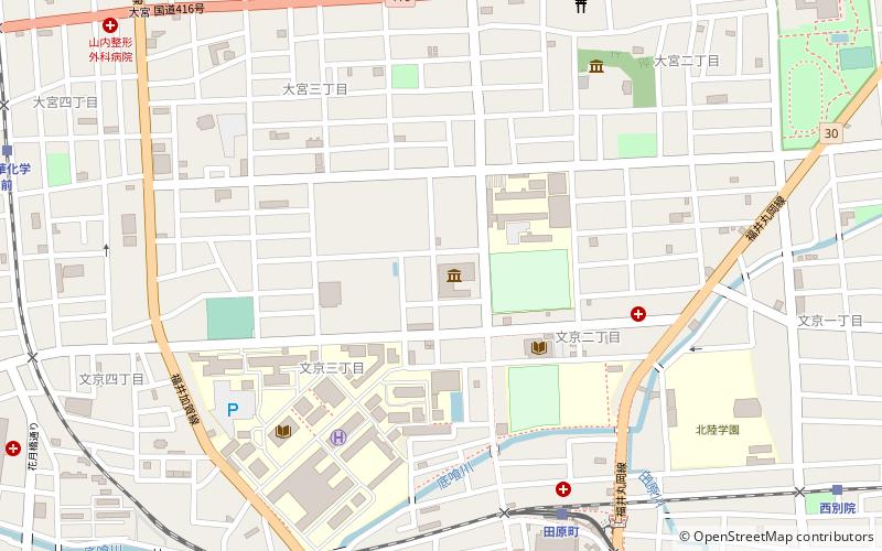 Fukui Fine Arts Museum location map