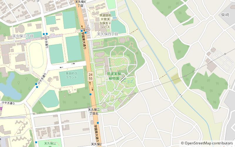 Tsukuba Botanical Garden location map
