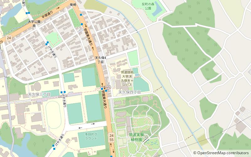 Université technique de Tsukuba location map